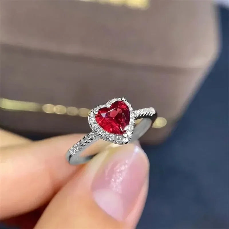 Bague de Fiançailles Cœur Éblouissant
