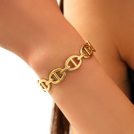 Bracelet Jonc Maillons