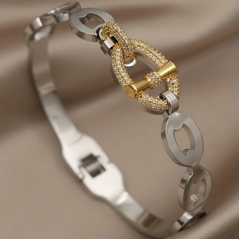 Bracelet Jonc Minimaliste & Géométrique