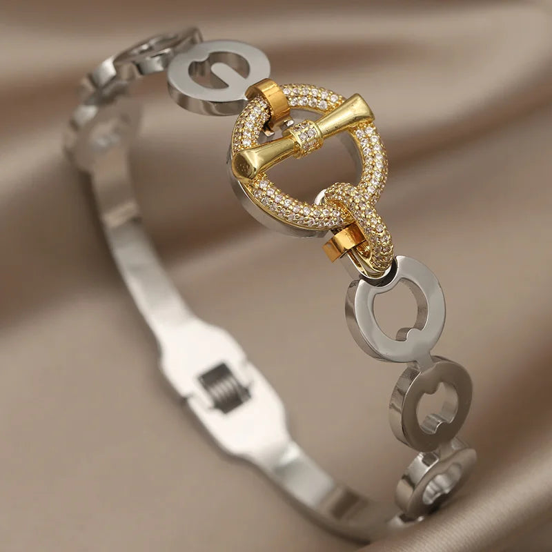 Bracelet Jonc Minimaliste & Géométrique