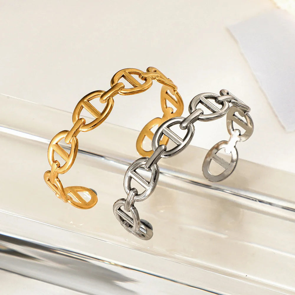Bracelet Jonc Maillons