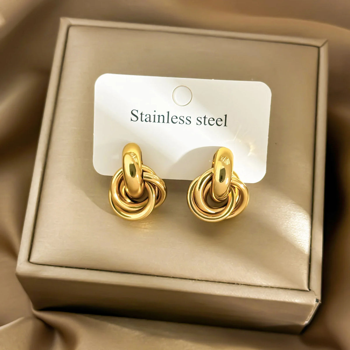 Boucles d'Oreilles Créoles & Torsadées