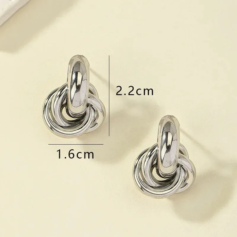 Boucles d'Oreilles Créoles & Torsadées