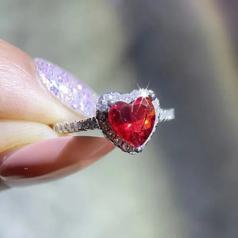 Bague de Fiançailles Cœur Éblouissant