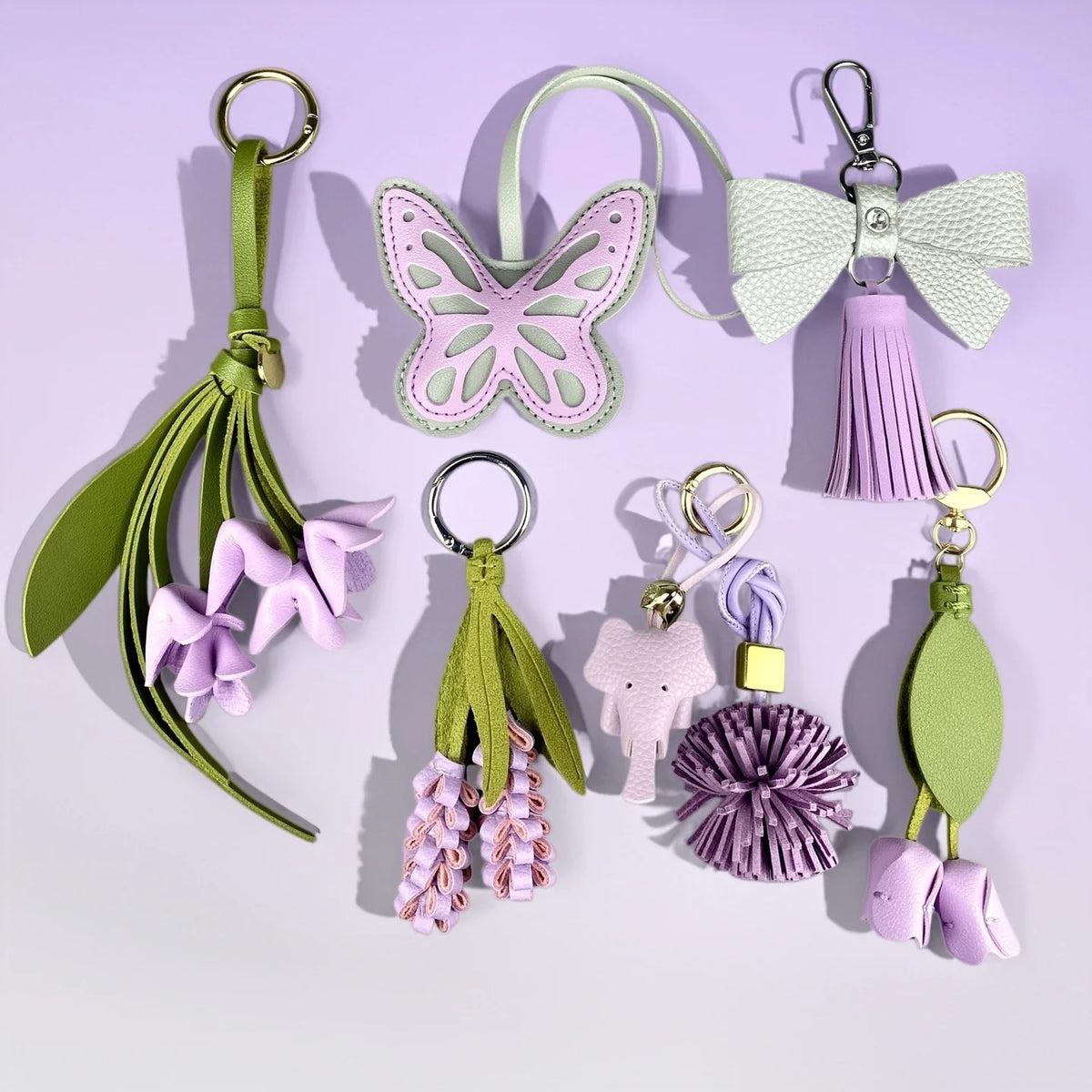 Porte-Clés de Sac Floraux