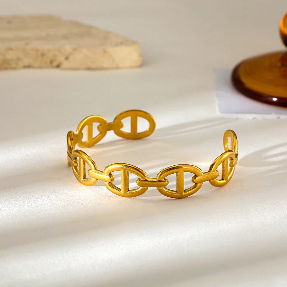 Bracelet Jonc Maillons