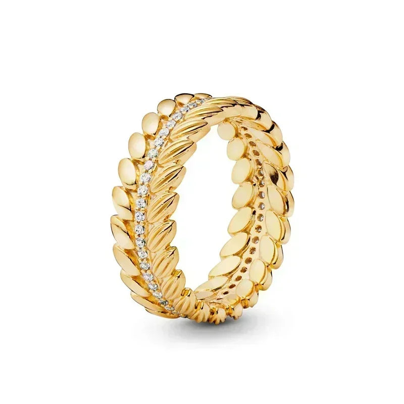 Bague Double Cœur Scintillant