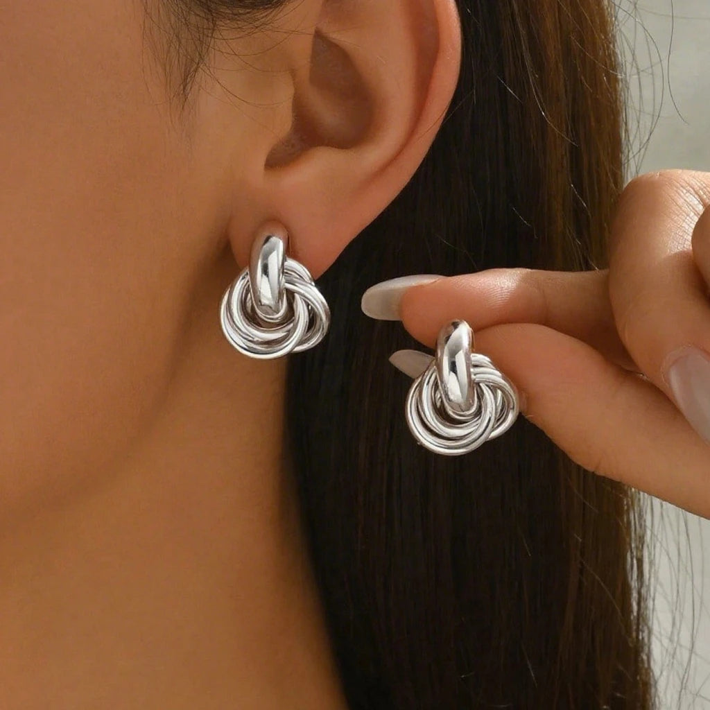 Boucles d'Oreilles Créoles & Torsadées
