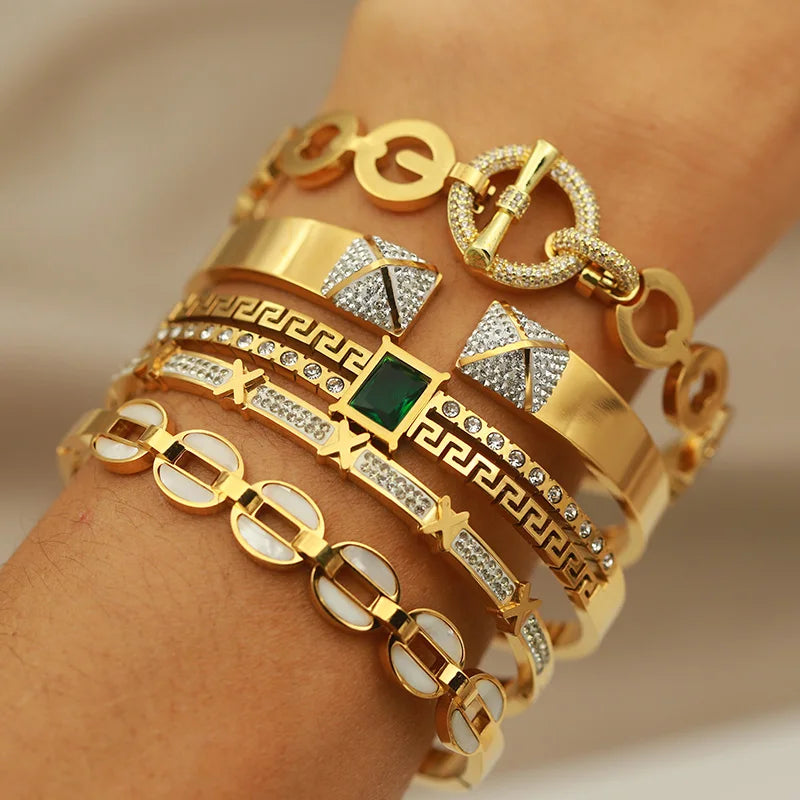 Bracelet Jonc Minimaliste & Géométrique