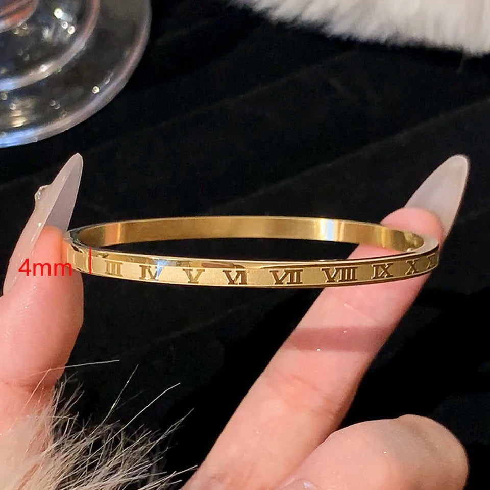 Ensemble de Bracelets Joncs ZAKOL & Zircon